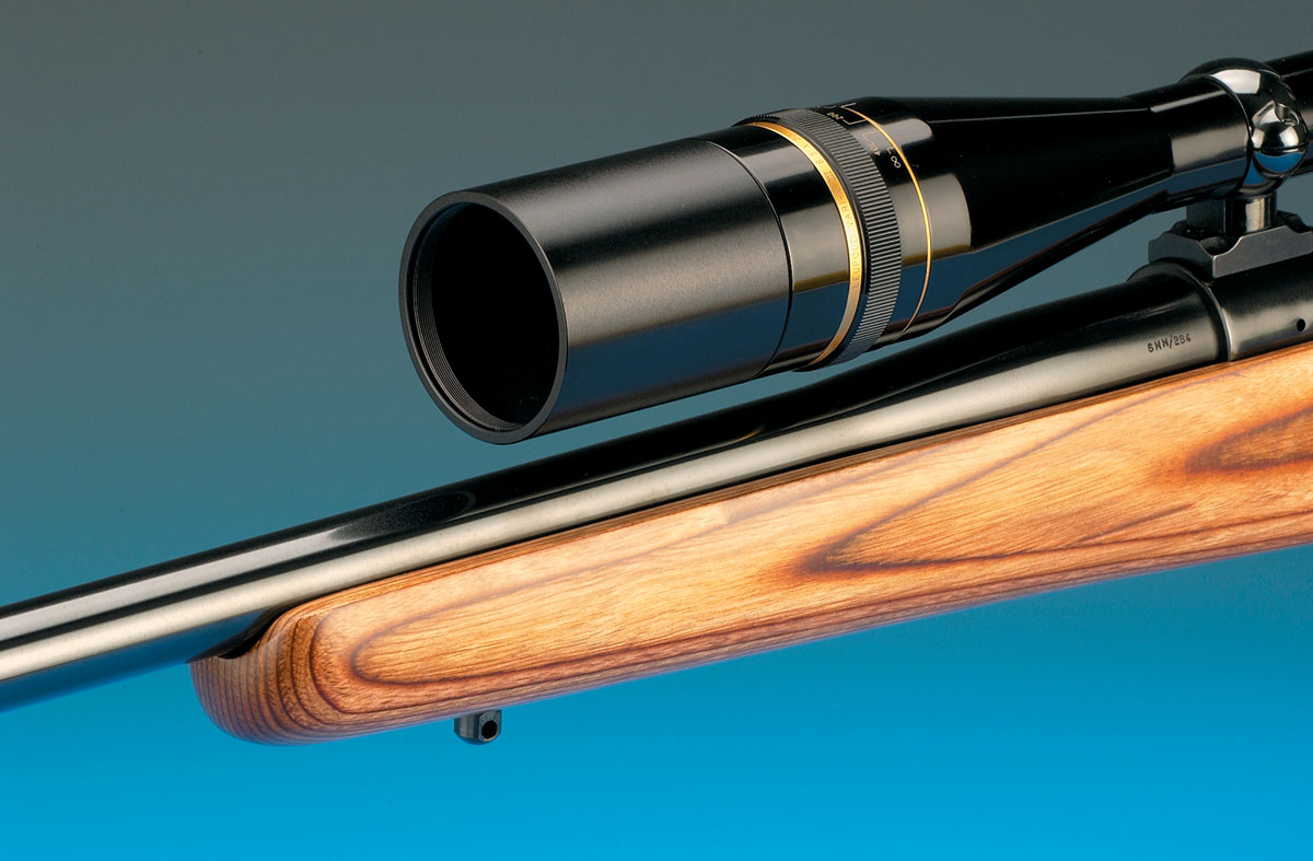 The Boyds’ stock lacks checkering or a forend tip right from the factory. Either feature could be added later.